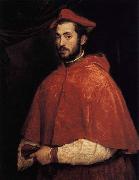 TIZIANO Vecellio Cardinal Alesandro Farnese oil
